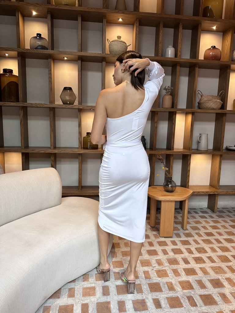 Vestido Midi Blanco