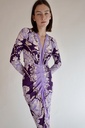 Vestido Estampado Morado
