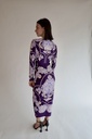 Vestido Estampado Morado
