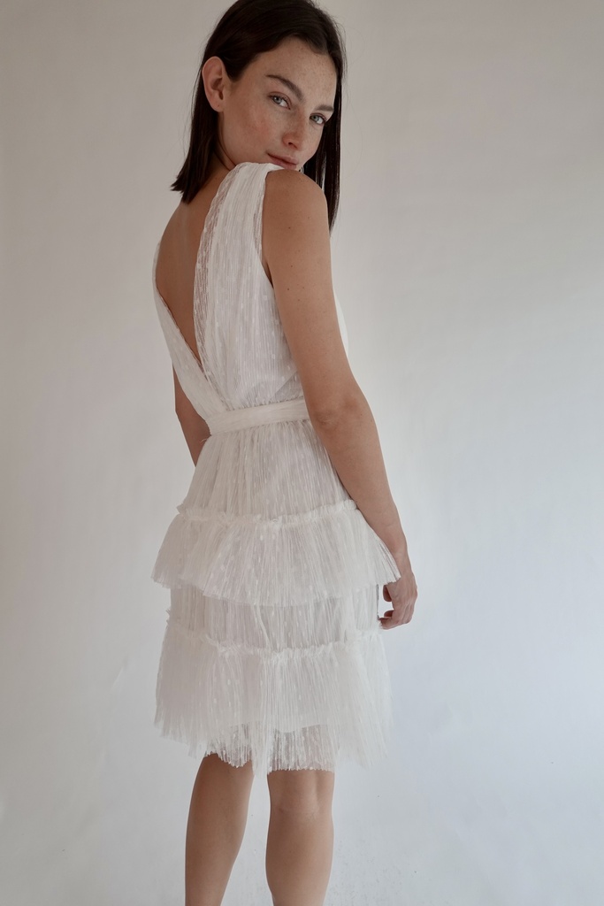 Vestido Corto Blanco