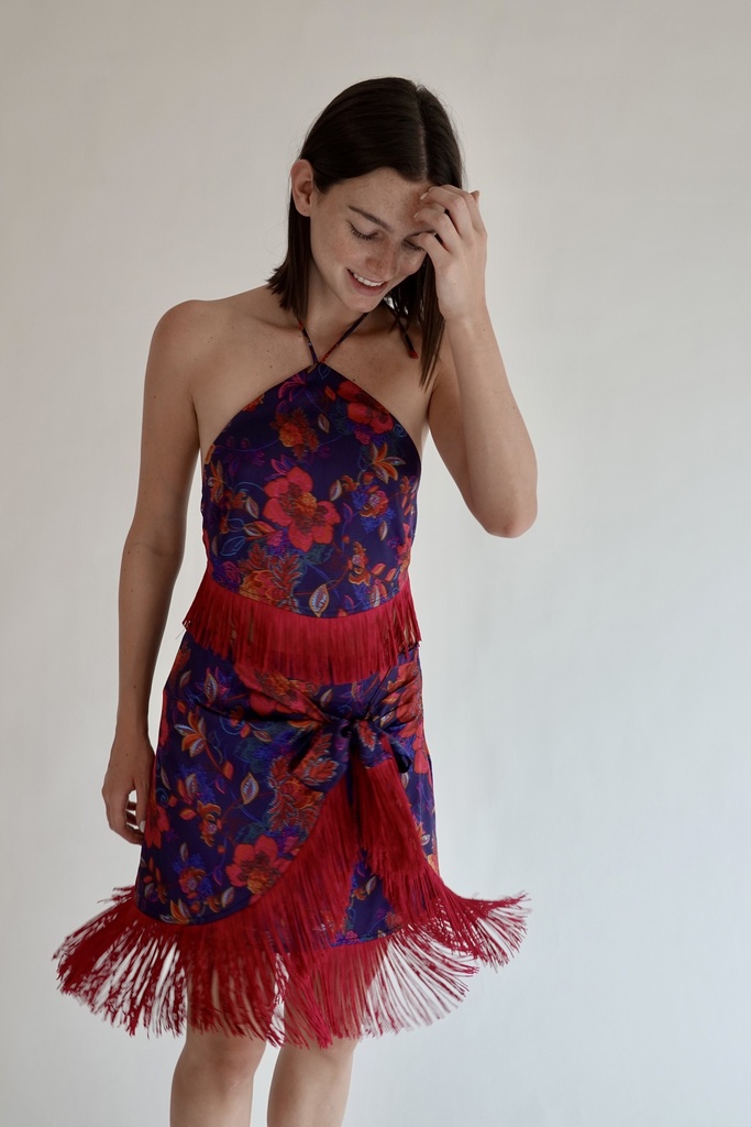 Conjunto Falda Flecos