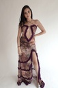 Vestido Mesh Cut Out
