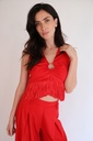 Conjunto Flecos Rojo