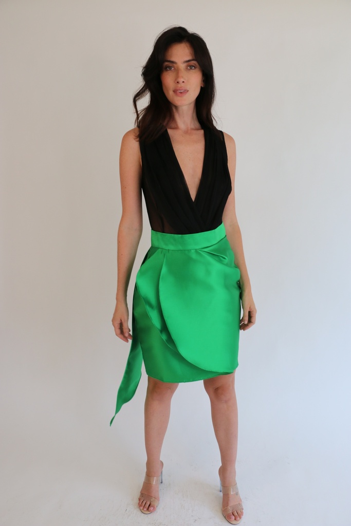 [RB04367] Falda Corta Verde (S)