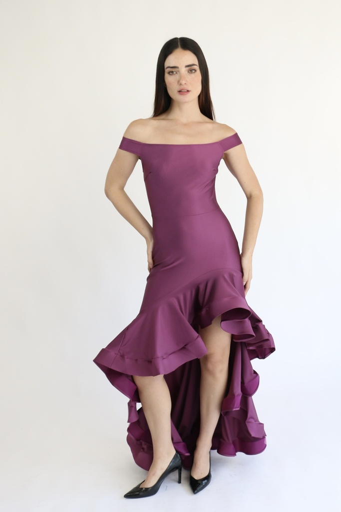 [RB05089] Libano Dress Morado (S)