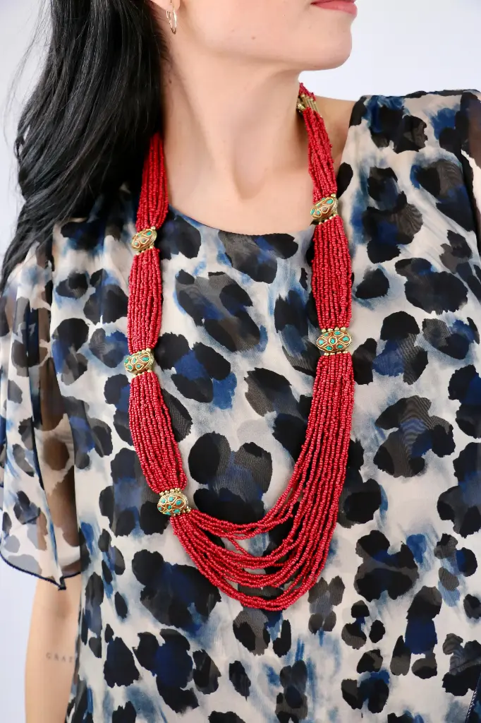 [RB05510] Shiva Collar Rojo