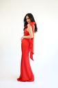 Vortex Dress Red
