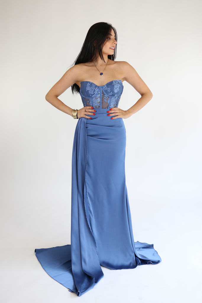 Solstice Dress Blue