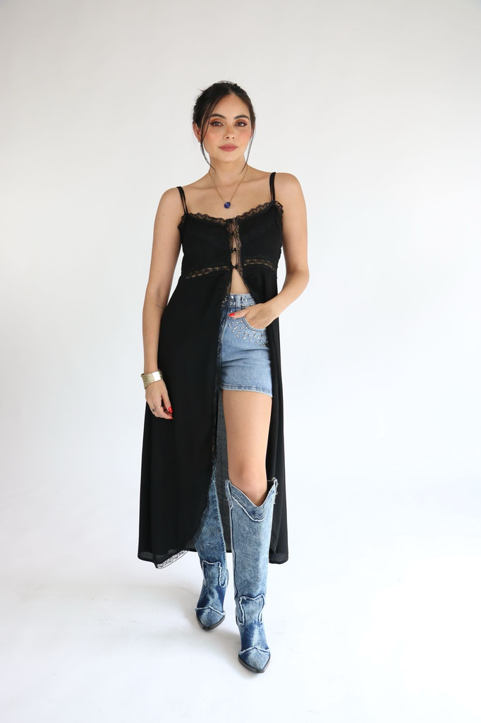 [RB05842] Thalia Top Negro (S)