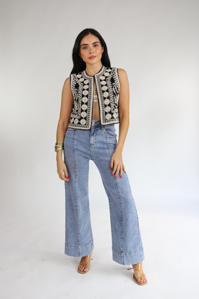 [RB05858] Zorya Vest Negro (ML)