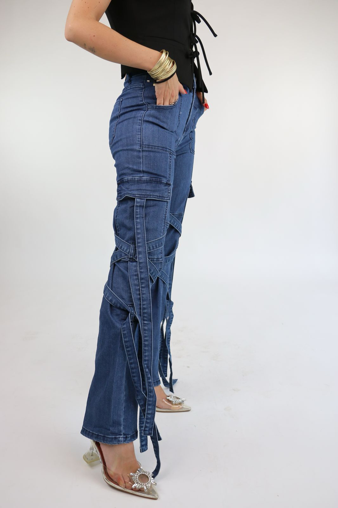 [RB05865] Lunelle Jeans Cargo (S)