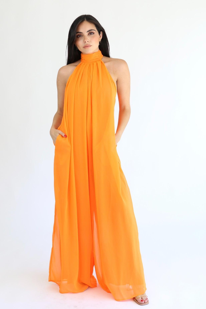 [RB05891] Gaia Jumpsuit Orange (L)