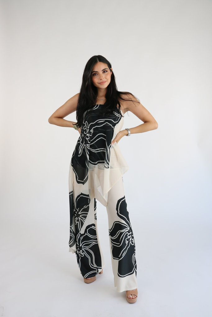 [RB06044] Runa Jumpsuit Ivory (S)