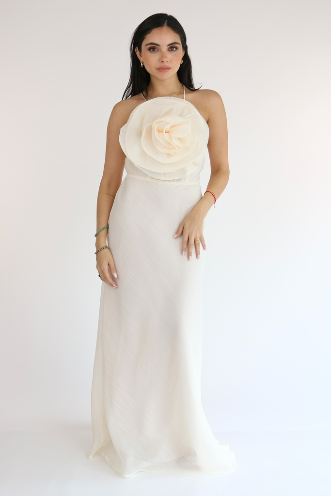 [RB06157] Ivory Dress (S)