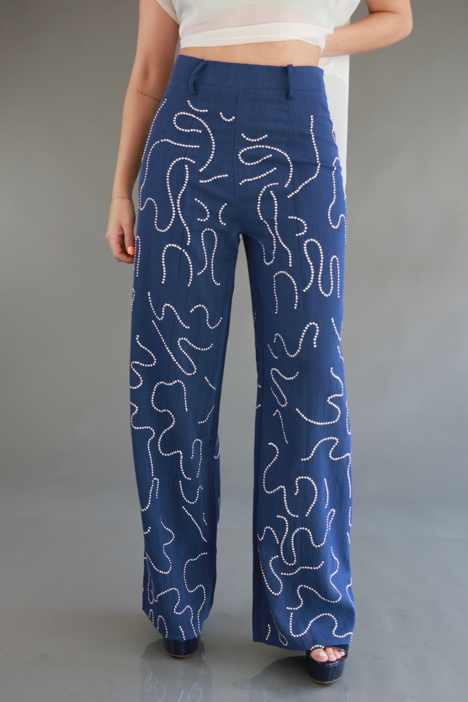 [RB06202] Pantalon Aria Azul (S)