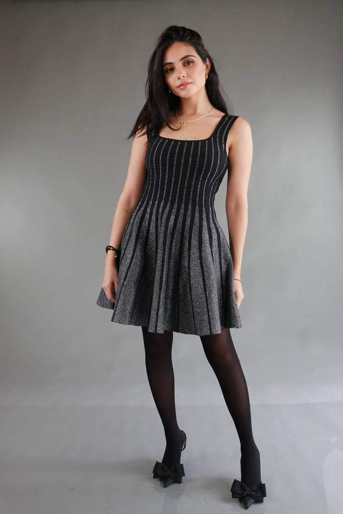 [RB06242] Rhea Silver Dress (S)