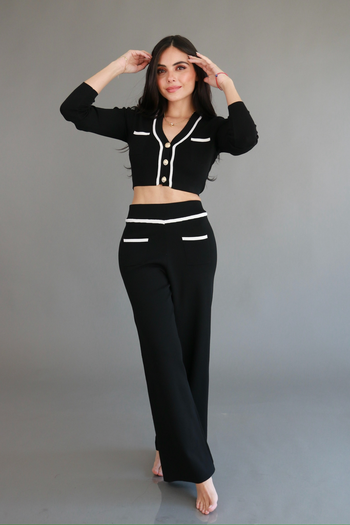 [RB06251] Celia Set Black (S)