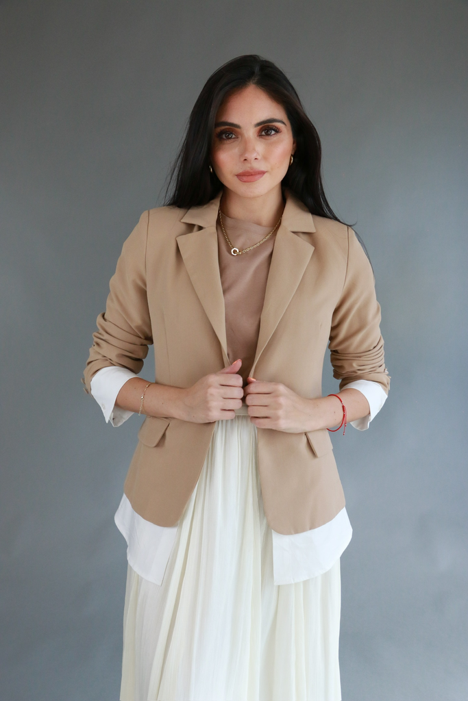 [RB06260] Cali Blazer Beige (S)