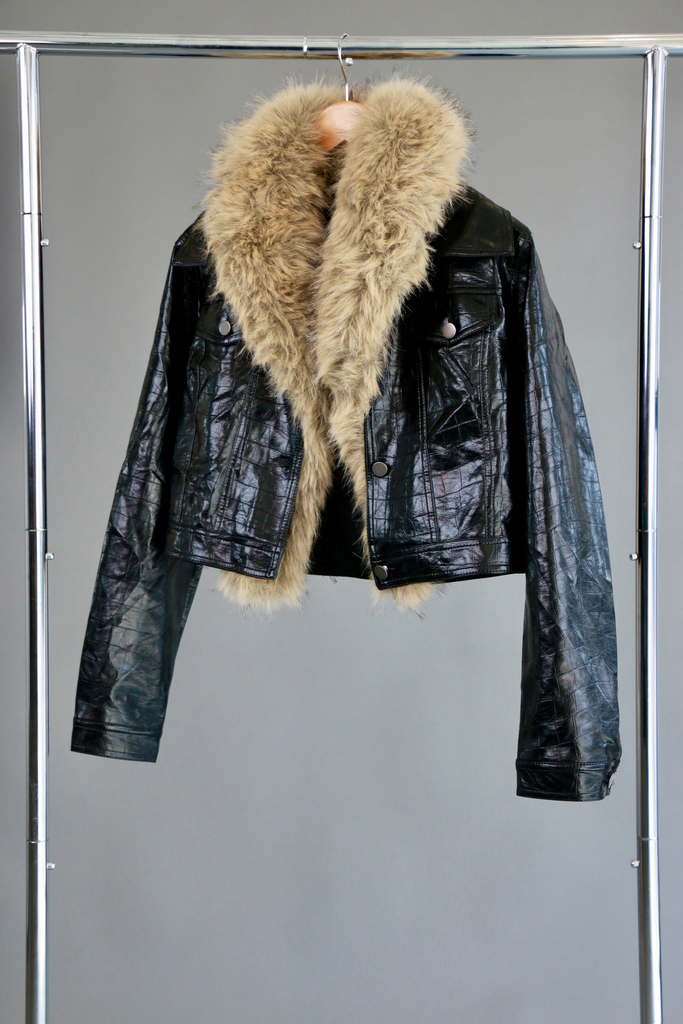 [RB06305] Alina Croc Jacket (S)