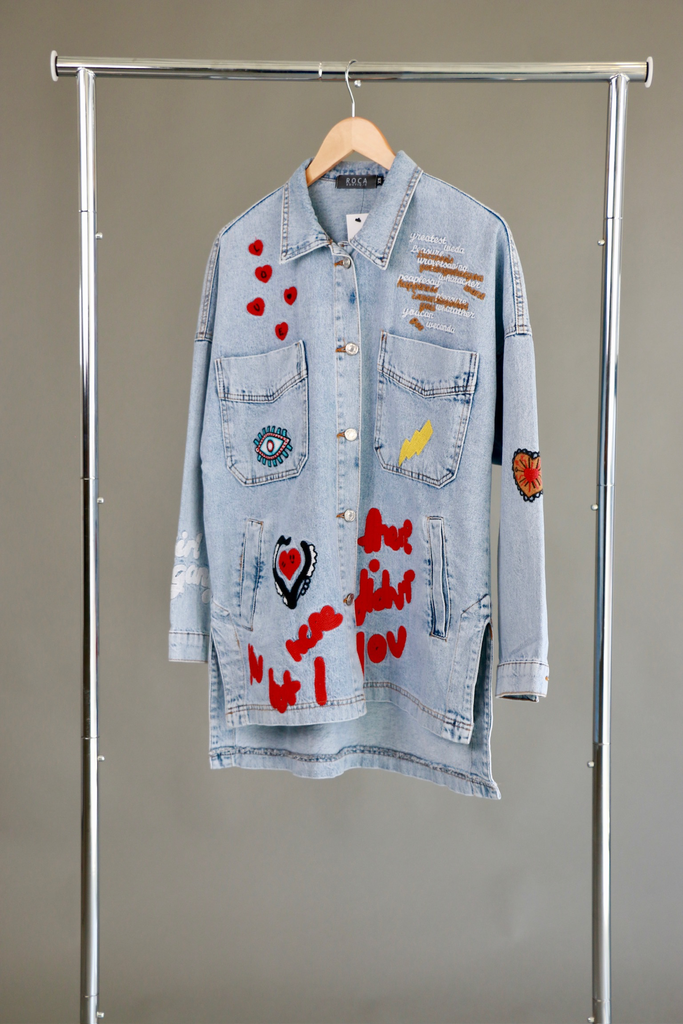 [RB06345] Luana Blazer Denim