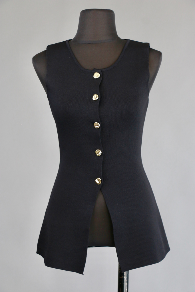 [RB06346] Mava Top Black (S)