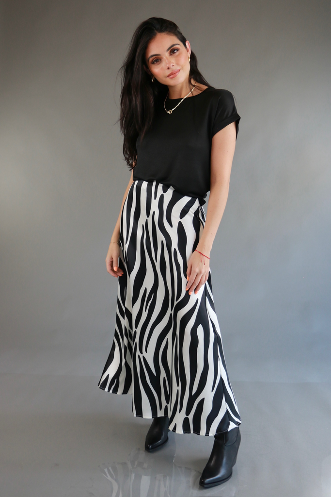 [RB06367] Zebra Falda Negra (S)