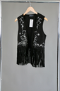 Vest Flecos Negro