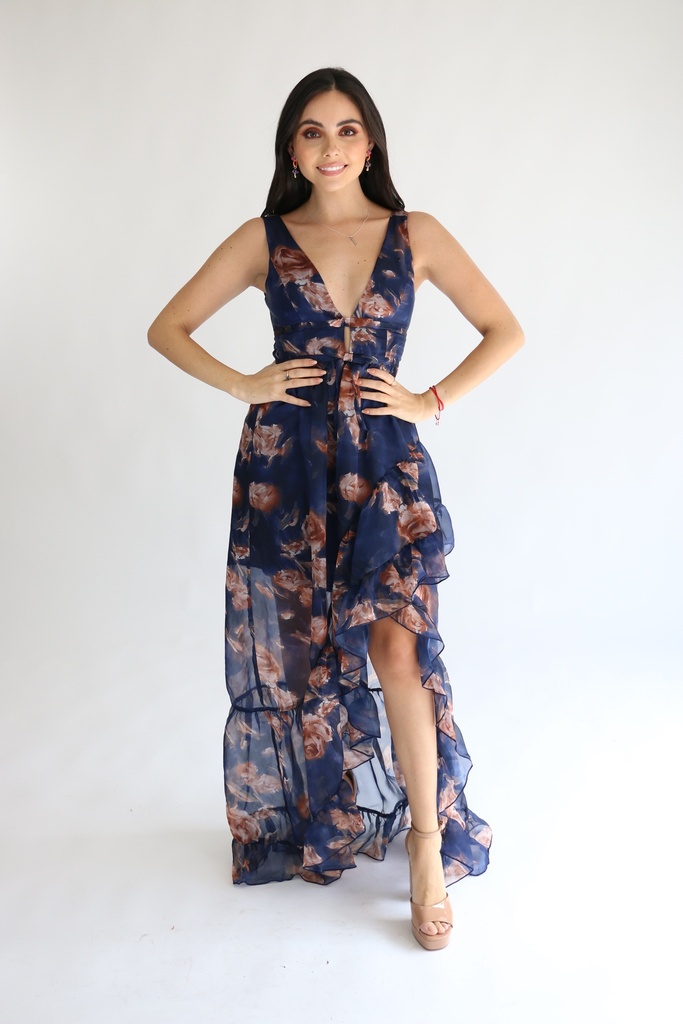 Grecia Vestido Floreado