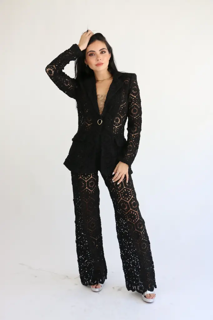 Agata Crochet Negro