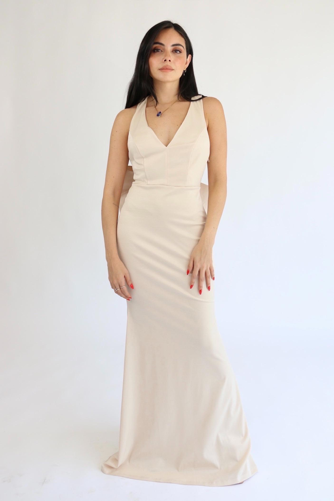 Auriel Dress Beige