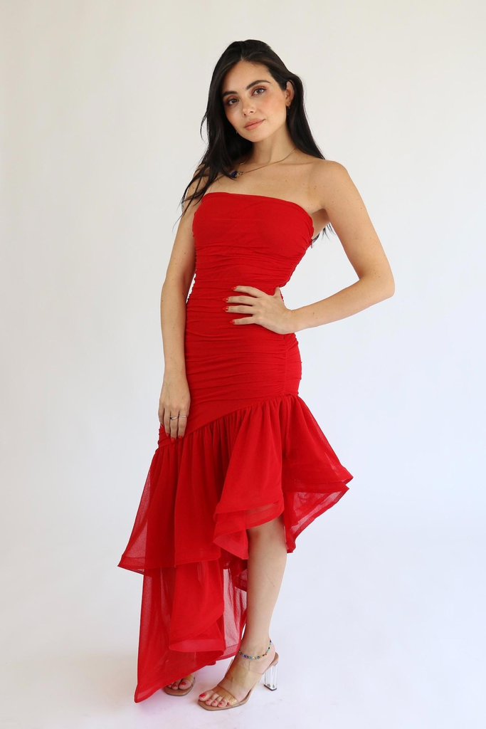 Serafine Dress Red